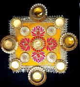 Ethnic mat tealight Holder